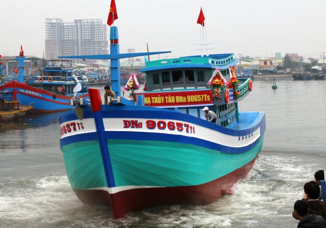 Vietnam launches new ship to replace boat sunk by Chinese vessel