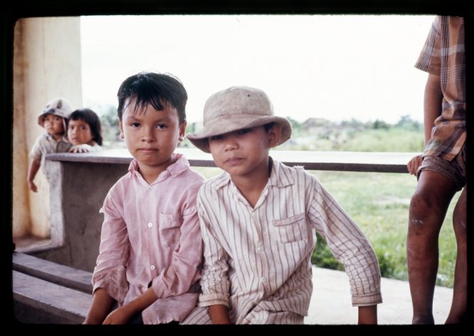 The (right), 8, was captured by Shirley in his photo shoot in 1969.