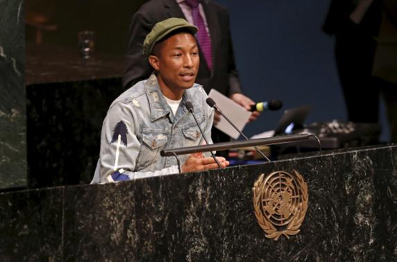 'We only have one home': Pharrell Williams urges action on climate change
