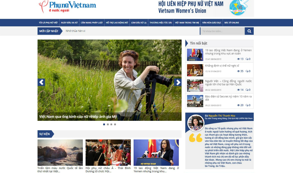 Official website for overseas Vietnamese women launched