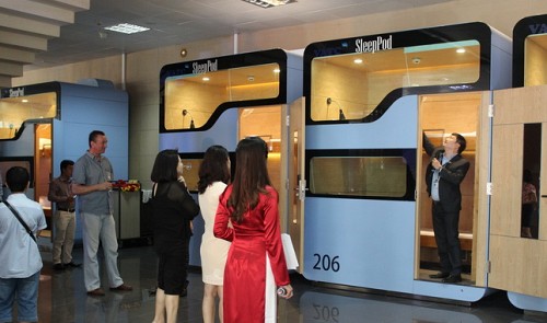 Provider slashes charges for Vietnam’s first-ever airport sleep pod service