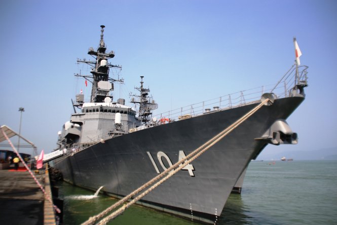 Japan self-defense ships to have joint training with Vietnam side