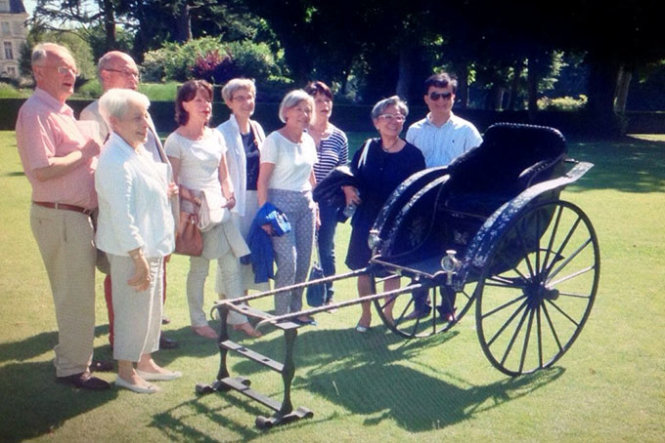 Royal rickshaw comes home, to be displayed in central Vietnam