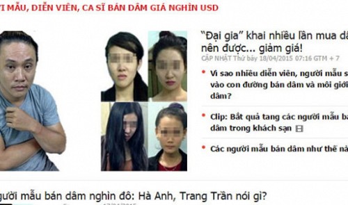 Identity of Vietnamese sex workers should not be publicized: opinions