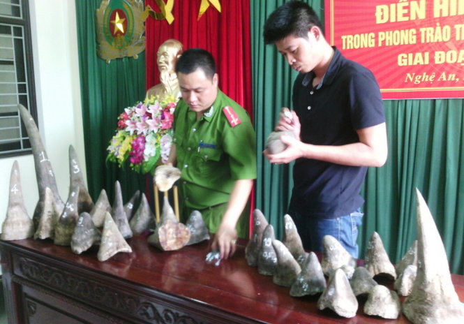 Vietnam police further probe rhino horn trading ring after $1mn seizure