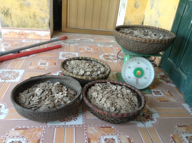 50kg of ancient coins uncovered in northern Vietnam