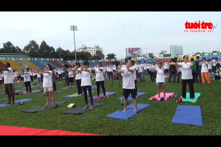 Indian Consulate General holds 1st International Yoga Day in Ho Chi Minh City