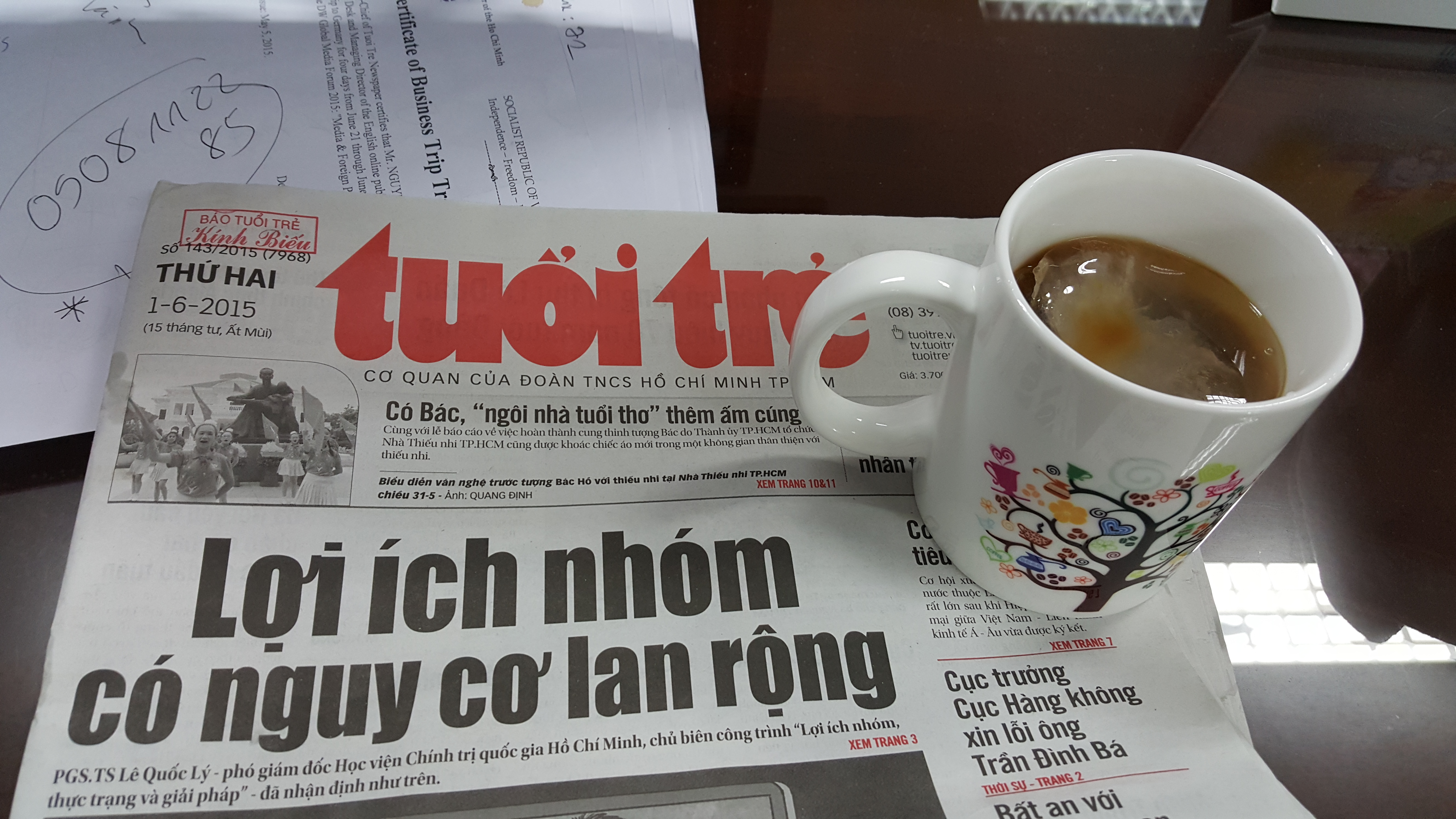 Breakfast @ Tuoi Tre News – June 25