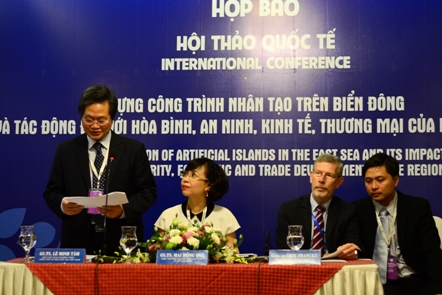 Vietnam to hold int’l conference on the construction of man-made islands in East Sea tomorrow