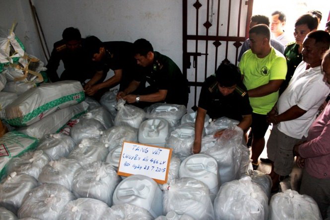 Vietnam, Laos seize 5.5 metric tons of drugs in largest-ever raid