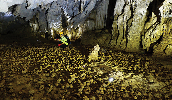 The breathtaking beauty of Bi Mat (Secret) Cave that belongs to the Tu Lan cave system.