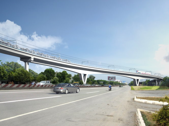 Work starts on flyover as part of Ho Chi Minh City’s first metro line