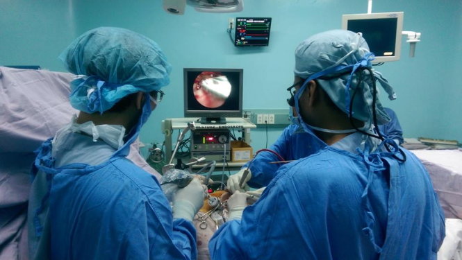 Doctors successfully operate on baby with heart outside chest; first case in Vietnam