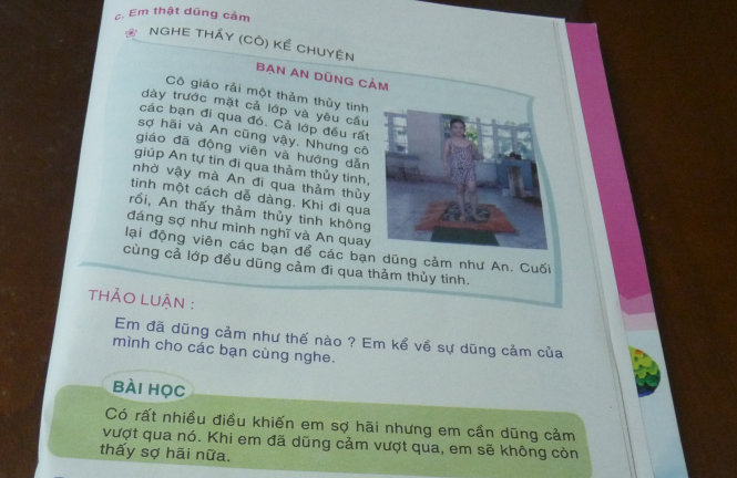 Walking on glass is a life skill, book advises Vietnam's kids