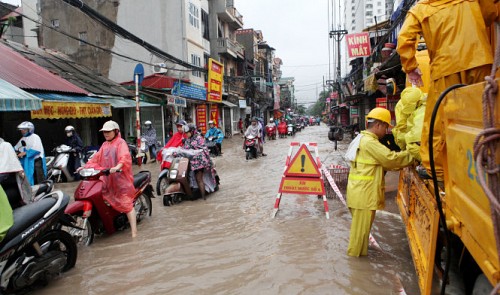 Overnight rain turns Vietnam capital into ‘river’