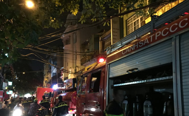 Hotel fire in Hanoi’s Old Quarter terrifies guests, mostly foreigners