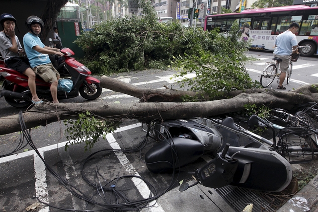 Typhoon makes landfall in eastern China; two dead in Taiwan