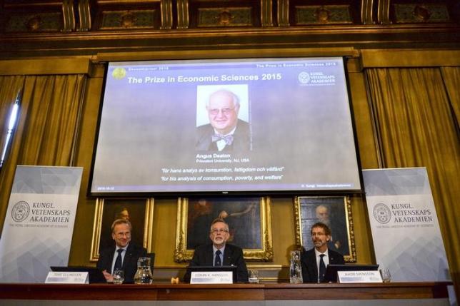 UK-born Angus Deaton wins economics Nobel Prize for work on consumption, poverty