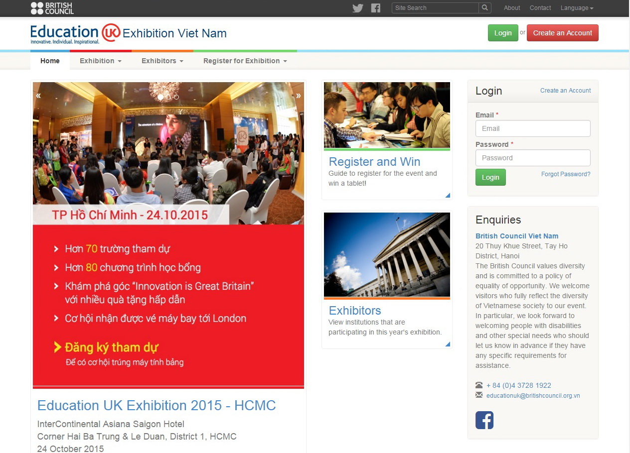 UK education fair to take place in Vietnam’s big cities