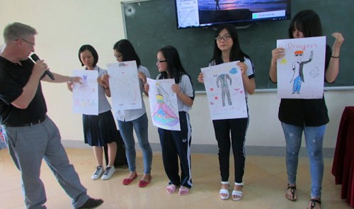 High school in southern Vietnam tries teaching math in English