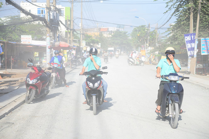 Dust in Ho Chi Minh City air far higher than acceptable level