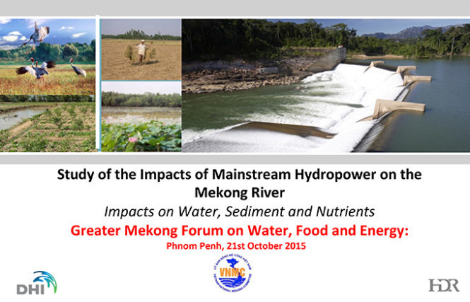 Ministry rejects report on hydro projects’ impact on Mekong Delta