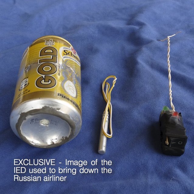 Islamic State says 'Schweppes bomb' used to bring down Russian plane