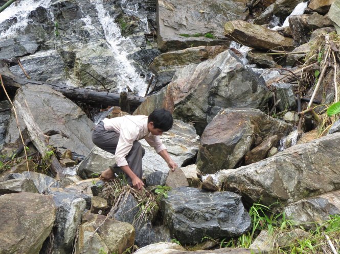 Man creates lithophone on peak of Vietnam’s Truong Son range