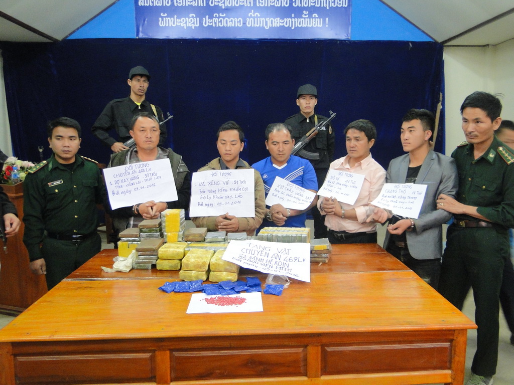 Five foreign members of drug ring arrested on Vietnam-Laos border