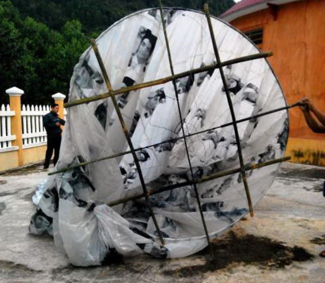 Strange sphere that fell from sky in central Vietnam identified as air balloon