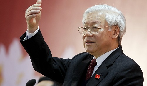 Who is Vietnam’s newly re-elected Party chief?