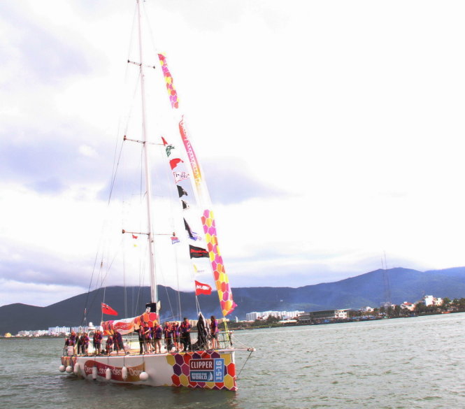 Clipper Round the World Yacht Race contestants arrive in Da Nang