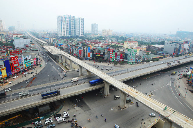 Construction of Hanoi urban railway project gets tardy due to indebted Chinese contractor
