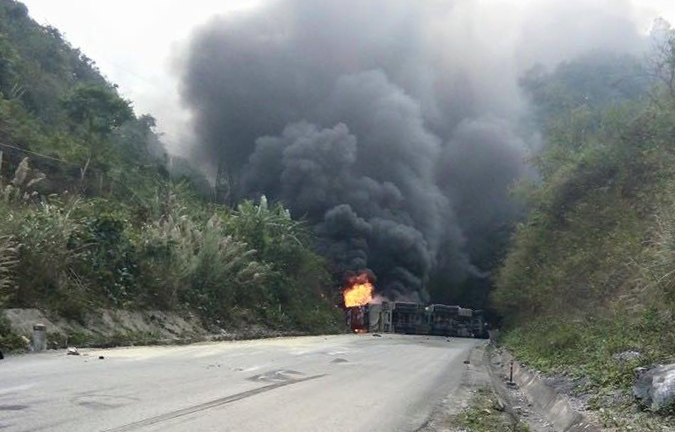 3 killed, 26 wounded as tanker truck collides with passenger bus in Vietnam