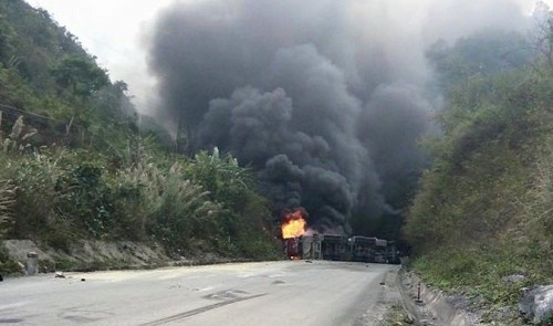 3 killed, 26 wounded as tanker truck collides with passenger bus in Vietnam