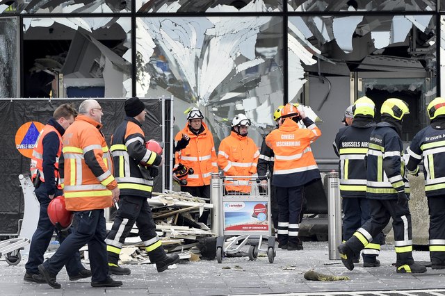 Belgians hunt 'third man' after Islamic State bombings