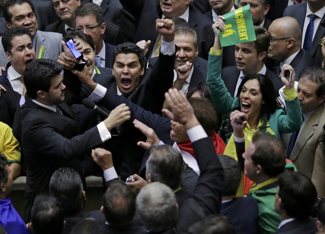 Brazil's Rousseff loses crucial impeachment vote in Congress