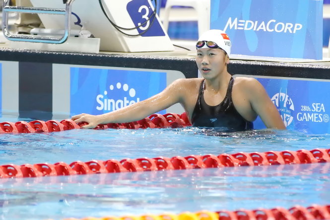 Vietnam’s talented swimmer agitates fans with poor Arena Pro Swim Series results