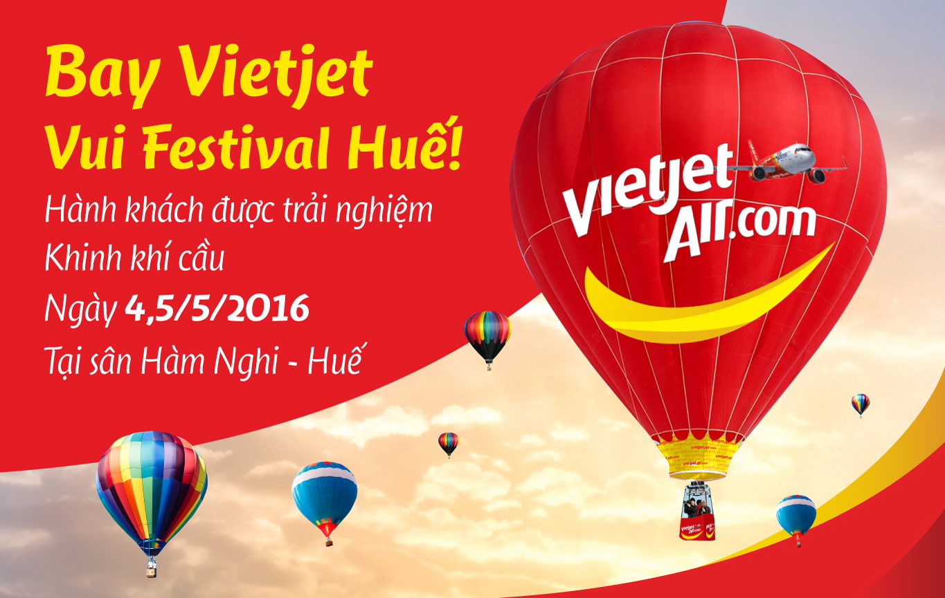 Vietnamese budget carrier offers free hot-air balloon trip at biennial festival