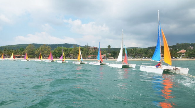 Sailboat race takes place on Vietnam’s Phu Quoc Island for 1st time