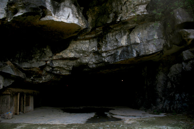 A cave in the area.