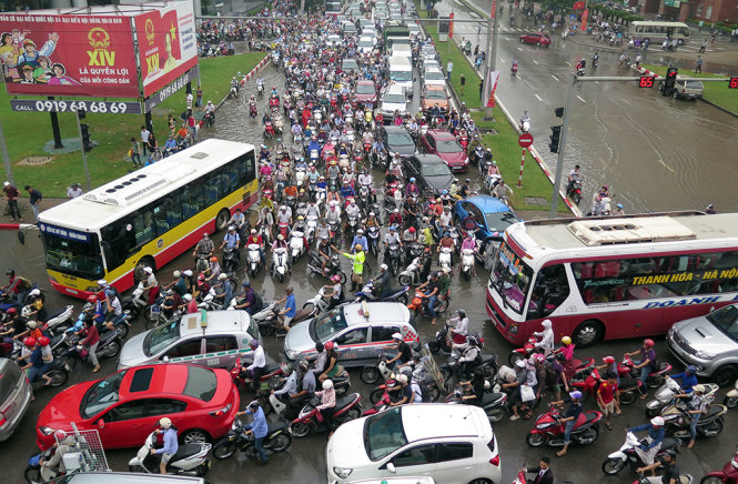 Hanoi deluged after heavy rain