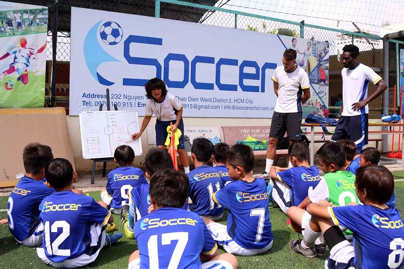 Learning sport in English for kids in Ho Chi Minh City