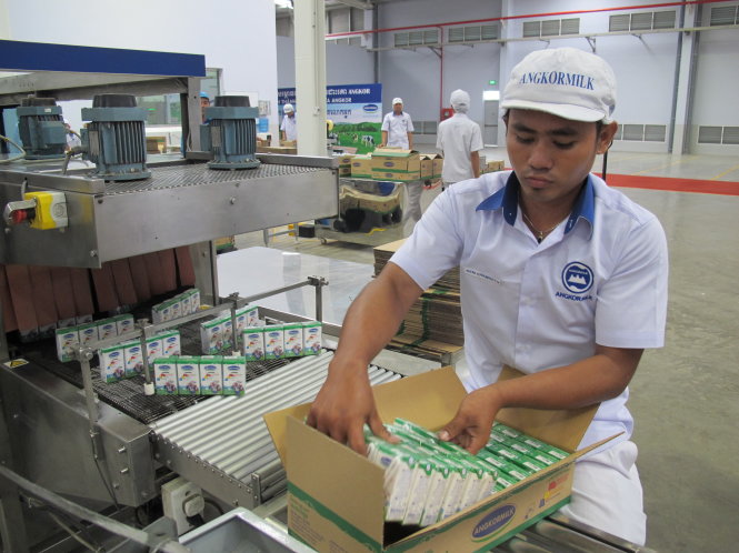 Vietnam’s top dairy maker opens plant in Cambodia
