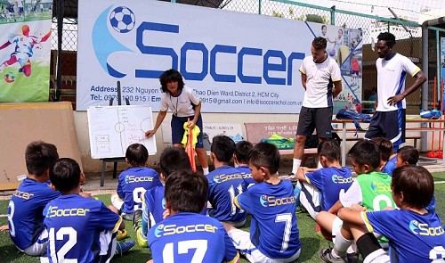 Learning sport in English for kids in Ho Chi Minh City