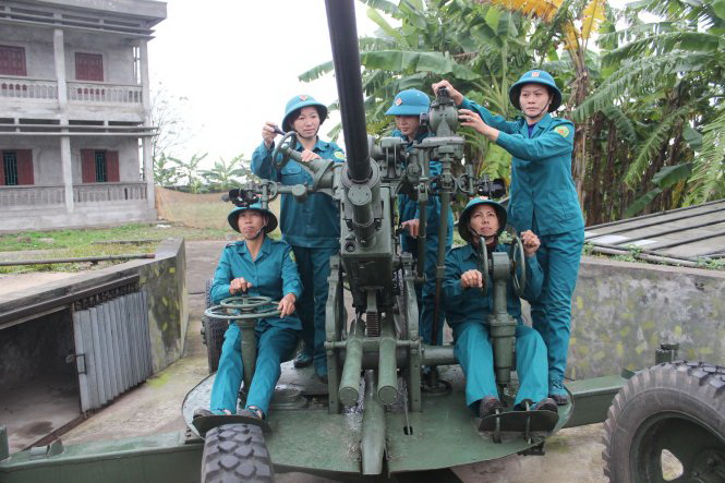 Vietnam’s only all-female air defense cannon company