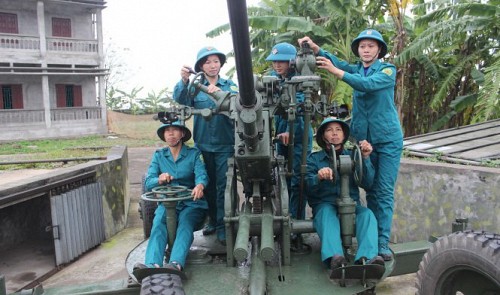 Vietnam’s only all-female air defense cannon company