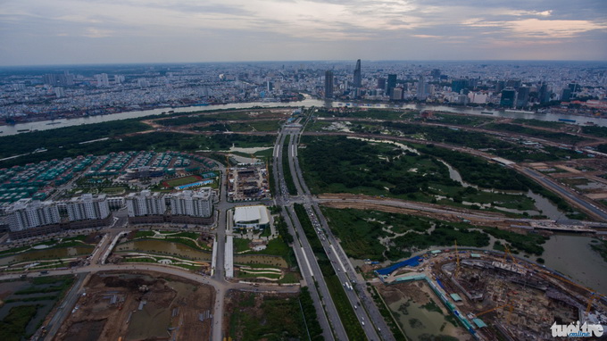 Stunning aerial shots of Saigon’s future center