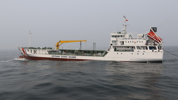 Vietnam Coast Guard welcomes first homebuilt replenishment oiler