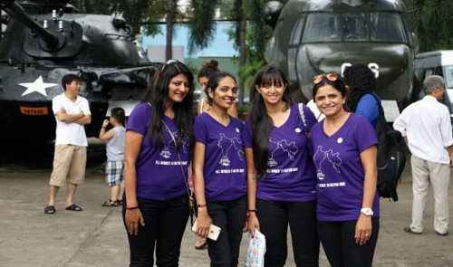 Indian Bike Queens roar into Vietnam on 10-nation female empowerment